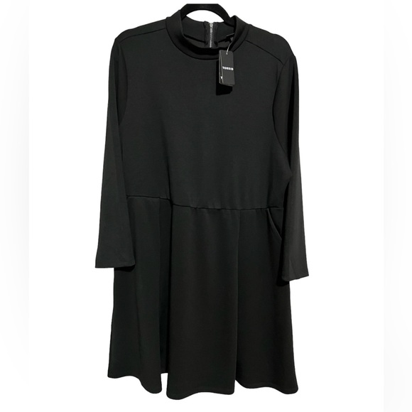 Torrid Mini Studio Cupro Mock Neck Dress NWT - Picture 6 of 8